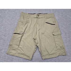 Stanley Stretch Flex Technology Cargo Shorts Mens 34 Olive Drab Khaki FS34149